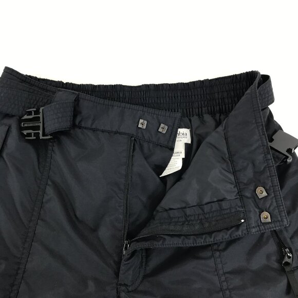 Vintage Columbia Insulated Ski Snow Pants Women's Large Black Winter Outdoor Y2K - Picture 5 of 14